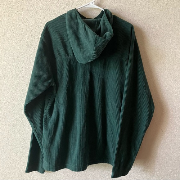 Columbia Men's Steens Mountain™ Half Snap Fleece Corduroy Spruce Green Hoodie L - Picture 8 of 10